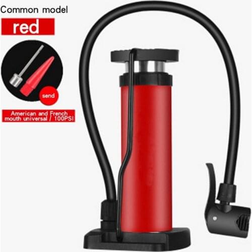 Foot Pump Bike Pump Cycling Inflator Foot Cycling Air Pump Ball Toy Tire Inflator High Pressure Bicycle Pump Cycling Equipment