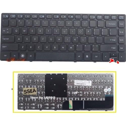 SSEA New US Keyboard For Tongfang Fengrui U48 U49 U49L U49F U400 U450 U430 U410 laptop black keyboard