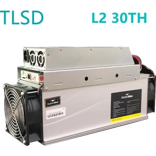 TLSD Used Aladdin Miner L2 30TH Bitcoin Mining Machine with Power Supply