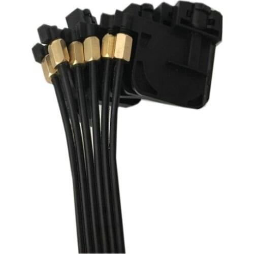 Vilaxh 6pcs UV Ink Damper +screw oring +1meter 6 line UV ink tube 3x1.8mm For Epson R330 R290 T50 L800 UV flatbed printer