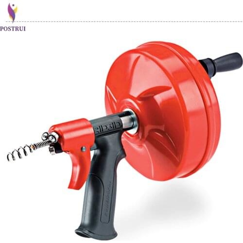 Toilet dredge sewer dredge artifact home hand-cranked pipe machine water plugging tool channel