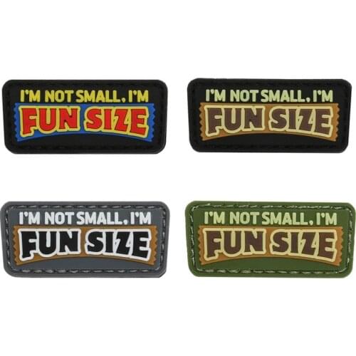 Fun Size PVC Hook and Loop Patch Tactical Military Combat Armband patch badge
