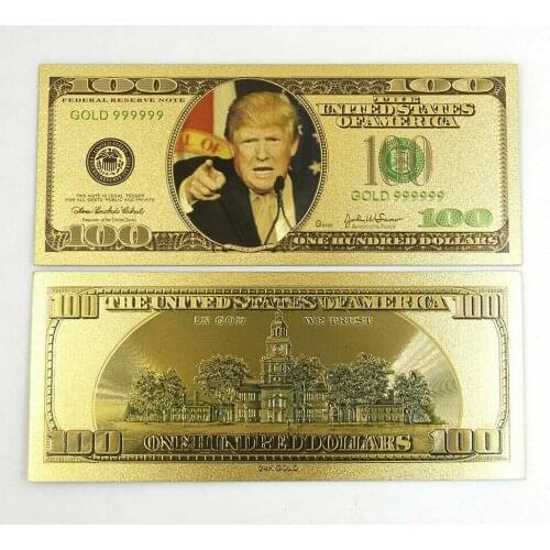 100 US Donald Trump Commemorative Coin President Banknote Non-currency