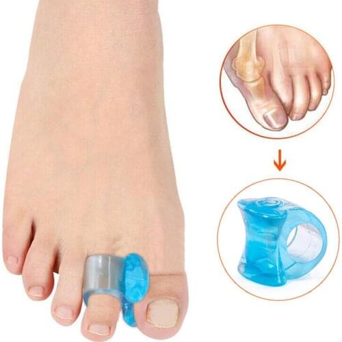 2Pcs Soft Silicone Manicure Pedicure Nails Finger Separator Flexible Finger Toe Spacer Separation Straighteners Tool