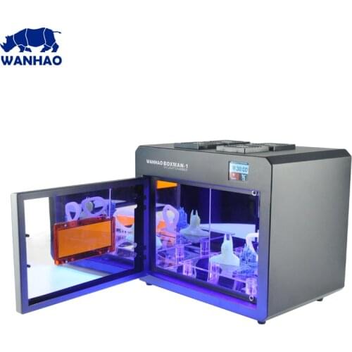 2018 WANHAO NEWEST Efficient UV CURING Box for your DIY 3D printer model with big space and low price