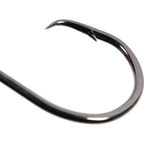 50pcs Sea Fishhook Circle Hook High Carbon Steel Saltwater Fishhook 1 1/0 2/0 3/0 4/0 5/0 6/0 7/0 8/0 9/0 10/0