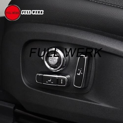 8pcs/Set ABS Car Seat Adjustment Button Cover Seat Switch Decoration Cap Sticker Sequins fit for Defender 20 21 Interior Accesso
