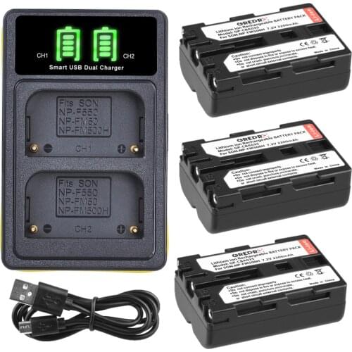NP-FM500H Battery + Type-c NP FM500H Charger for Sony A58 A57 SLT-A77 SLT-A99 DSLR A550 A700 A350 A500 A200 A100 A300 A450 A550