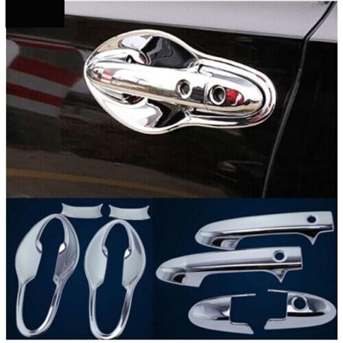 2017 ACCESSORIES FIT FOR Honda HR-V / VEZEL 2014 2015 2016 CHROME DOOR HANDLE COVER BOWL CUP CAP TRIM MOLDING GARNISH 8pcs