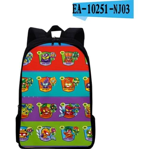 Children Super Zings Kindergarten Backpack Child Superzings School Bag Toddler Cartoon Bookbag Kids Mochila Back to School Gift