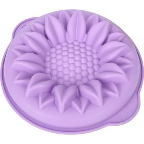 Bakeware Cake Molds Silicone Non-Stick Sunflower Baking Pastry Tools Mousse Chiffon Pudding Jelly Kitchen accessories Random