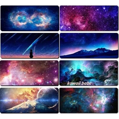 Space Night Art Custom Mouse Pad Mat Gaming Keyboard Mousepad XL Game Customized Personalized Mouse Pad for Office Computer Desk