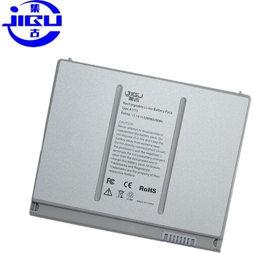JIGU Silver Li-polymer Laptop Battery A1175 MA348 For Apple For MacBook Pro 15" MA464 MA600 MA609 MA601 MA610 A1150 A1260