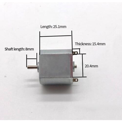 Mabuchi DC 6V-24V 130 Motor FK-130SH-09450 Micro Mini Electric Motor 7200RPM High Torque Mini Small Model Car Toy Boat