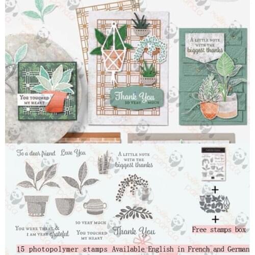 PLANTS Metal Cutting Dies and Stamps Stencils for decor card DIY Scrapbooking Embossing stencil Paper Craft Album template Dies