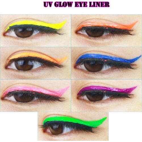 UV Neon Glow Face Painting Makeup Fluorescent Water Activated Eyeliner 3g 10pcs/lot