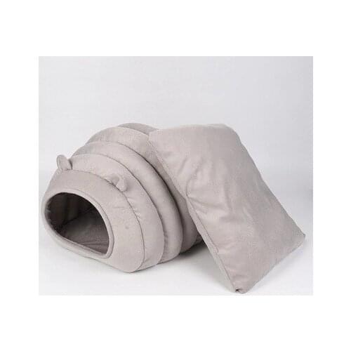 In autumn and winter the dog house cat house ger deep sleep semi-enclosed large plush thermal sleeping bag