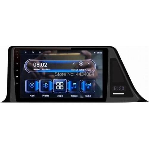 Ouchuangbo 10.1 inch car auto gps navigation for Toyota C-HR C HR CHR 2016 2017 support 8 cores WIFI swc 2GB+32GB android 8.1 OS