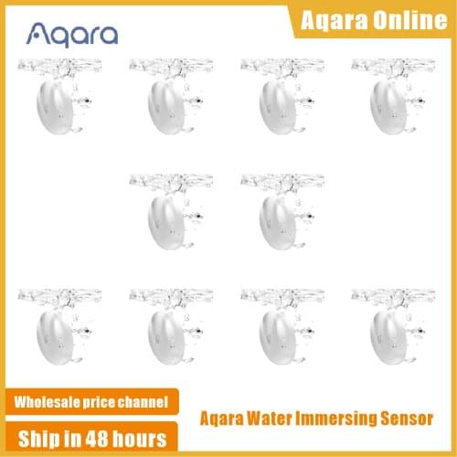1-10pcs Aqara Water Immersing Sensor Flood Water Leak Detector Alarm Security Soaking Sensor For Xiaomi Mijia Mi home