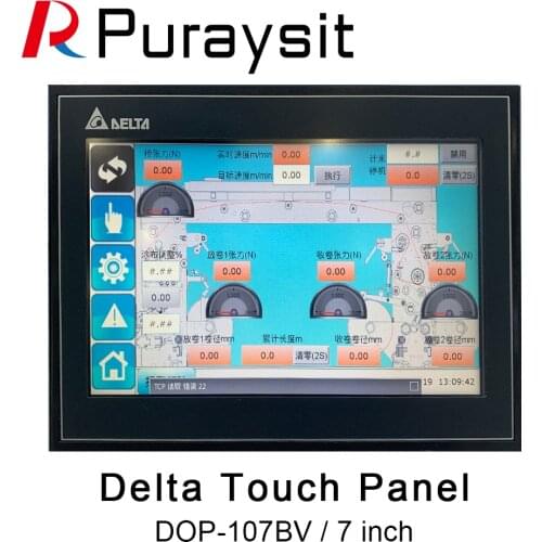 Delta DOP-107BV HMI Touch Screen Human Machine Interface 7 Inch Replace DOP -B07S411 DOP-B07SS411 B07S410 With Data Cable