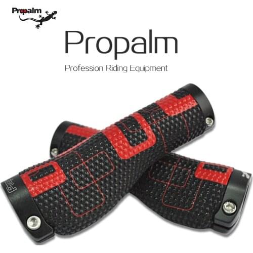 Propalm PRO-800EP Bicycle Handlebar Grips Mountain Bike Silicone Gel Alloy End Bar Fixed Anti-Skid Cycling Grips Bike Accessorie