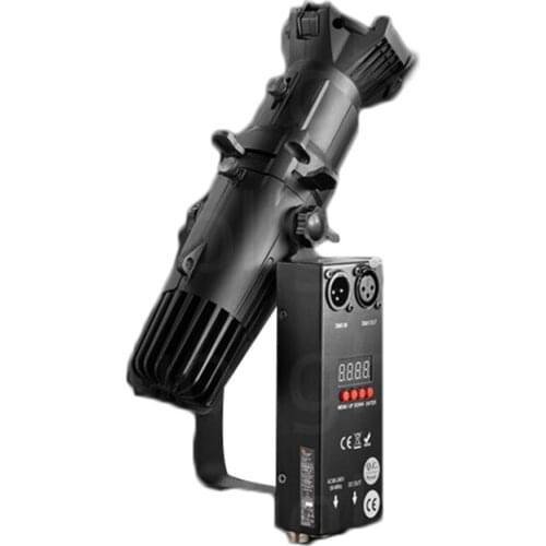 10pcs Cool White 5600K 20W Mini DMX Led Leko Light for Gallery WW / 2in1 Ellipsoidal LED Profile Spot Light For Theater Studio