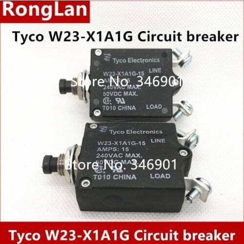 Tyco W23-X1A1G-1 W23-X1A1G-2 W23-X1A1G-3 W23-X1A1G-7.5 W23-X1A1G-10 W23-X1A1G-15 W23-X1A1G-20 W23-X1A1G-25 Circuit breaker-5P