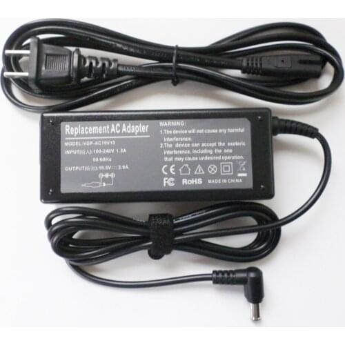 19.5V 3.9A AC Adapter Charger Power Supply Cord For Sony Vaio PCG-FR PCG-FX PCG-SX PCG-XF PCG-XG PCG-XR PCG-FXA PCG-GRS PCG-GRX