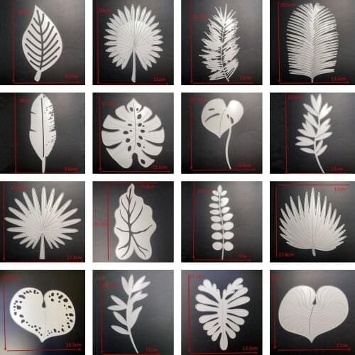 BIG LEAVES Scrapbook Metal Cutting Dies For Scrapbooking Stencils DIY Paper Album Cards Making Embossing Die Cut CRAFT Cutter