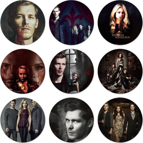 58mm The Originals-the Vampire Diaries Icons Pins Badge Decoration Brooches Metal Badges For Backpack Decoration