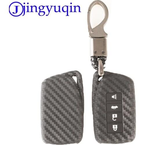 Jingyuqin Car Accessories Styling Protection Key Cover Shells Silicone 4B Case For Lexus NX 250 350 LS GS RX IS ES GX LX RC