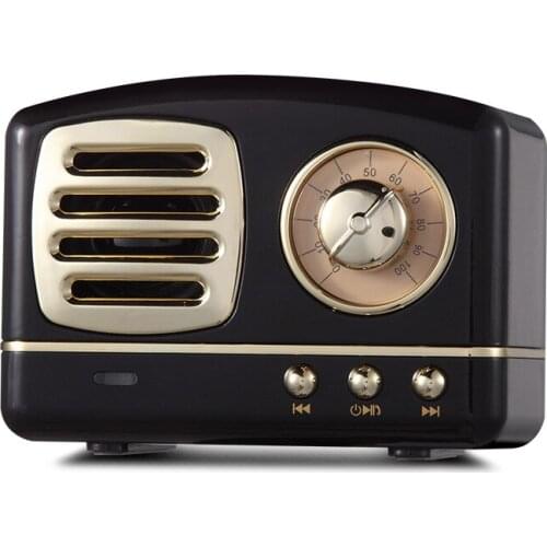 Wireless Retro Bluetooth Speaker TF Card U-Disk AUX Portable Outdoor Audio Small Mini Speakers