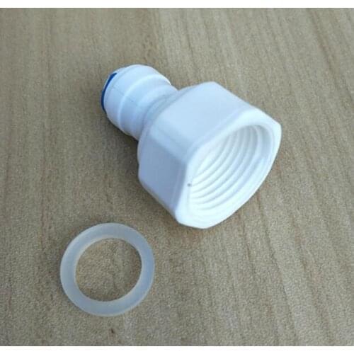 Water filter parts plastic quick joint fittings adapter female 1/2" to 1/4"