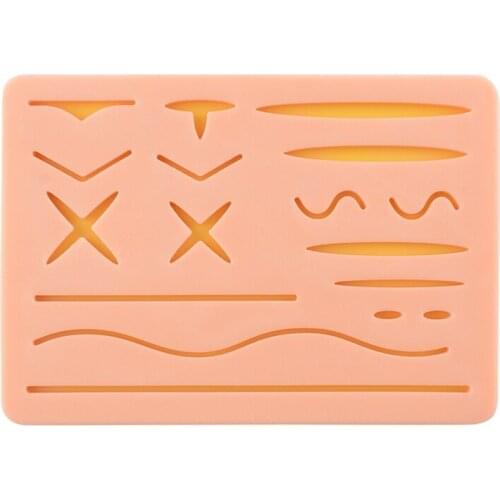 Silicone Skin Suture Training Pad Suture Training Kit Suture Pad Accessories for Practice and Training Use