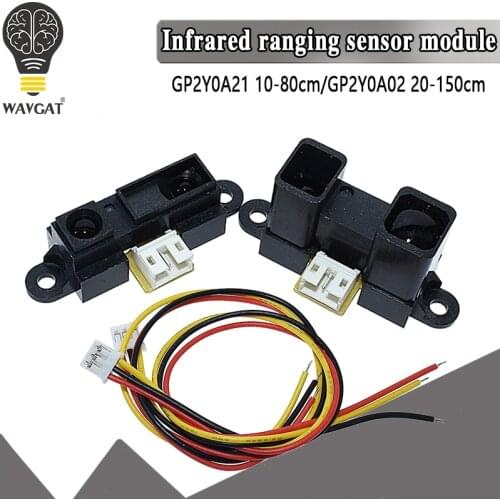 GP2Y0A21YK0F GP2Y0A02YK0F Infrared Proximity Sensor IR Analog Distance Sensor VE713 10-80cm 20-150cm Infrared distance sensor