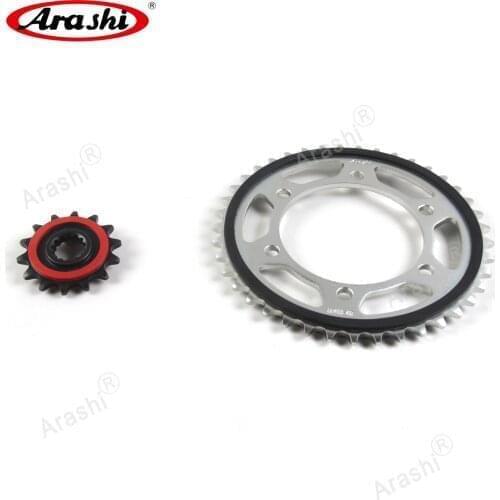 Arashi 14T / 41T Front Rear Drive Sprocket Set For KAWASAKI Ninja 400 / EX400 2018 2019 2020 Motorcycle Gear Chain Pitch 520