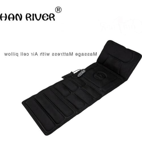 Whole body massage mattress multifunctional electric vibrating massage health care equipment back cushion for leaning on