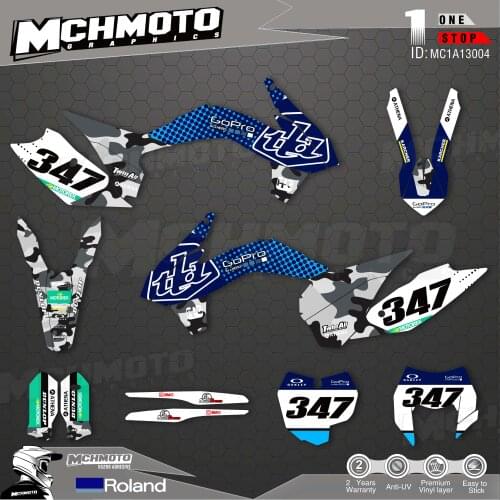 MCHMFG Customized Team Graphics Backgrounds Decals Custom Stickers For 13-15SXF 14-16EXC Graphics