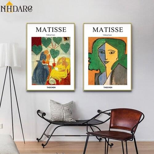 Wall Art Posters and Prints Canvas Painting Wall Pictures for Living Room Henri Matisse Fashion Design Vogue Home Decor Cuadros