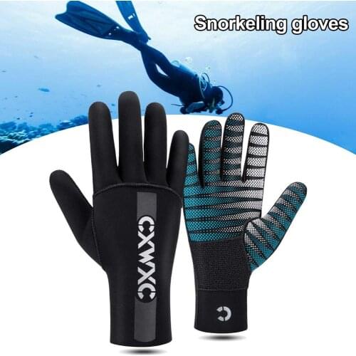 3MM Neoprene Gloves Diving Gloves Winter Swimming Diving Gloves Riding Snorkeling Anti-scratch Warm Wet Suit Material Gloves