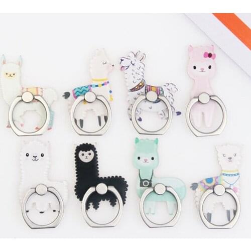 New UVR Animal Mobile Phone Stand Holder Finger Ring Smartphone Cute Cat Holder Stand For Xiaomi Huawei All Phonee