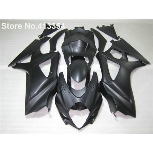 High quality fairings for Suzuki GSXR 1000 07 08 matte black bodywork fairing kit GSXR1000 2007 2008 RY39
