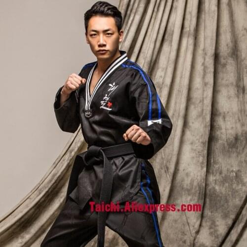 New high-end YES Taekwondo clothes for children and adults with long sleeved Taekwondo clothes