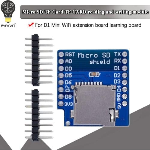 Micro SD Storage Expansion Board For D1 MINI Micro SD TF Card Memory Shield Module SPI For D1 MINI