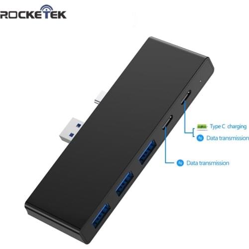 Rocketek usb 3.0 HUB card reader 4K HDMI-compatible Gigabit Ethernet PD Type c adapter TF micro SD for Microsoft Surface Pro 7