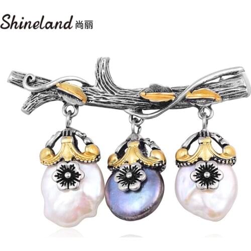 Винтажные броши на одежду Shineland China At AliExpress