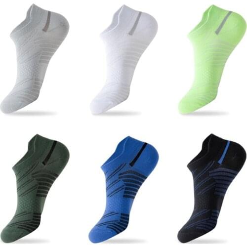 Sport Running Socks Men/Women Outdoor Athletic Cycling Cotton Thin Breathable Fitness Compression Short Low Cut Ankle Socks