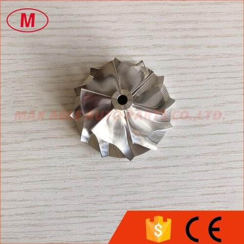 TD04HL 16T 49189-00016 43.43/56.02mm 6+6 blades high performance Turbo milling/aluminum 2618/Billet compressor wheel