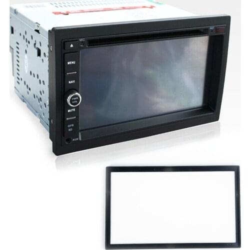 1*Car Audio Frame 2Din Stereo Audio Dash Bezel Panel Mounting Frame For Car Radio DVD Player Installation Fitting Trim Kit