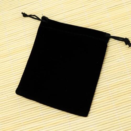 100pcs/lot Black Velvet Bags 15x20cm Bracelet Jewelry Packaging Bags Christmas Wedding Decoration Candy Gift Bag Free Shipping